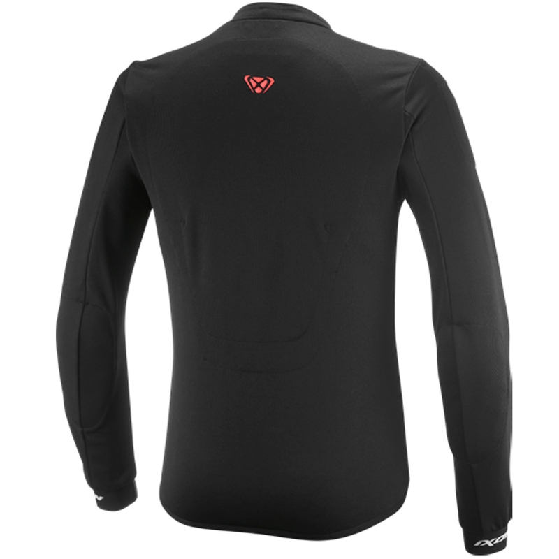 IXON Arma motoros kabát fekete-fehér-fluo piros