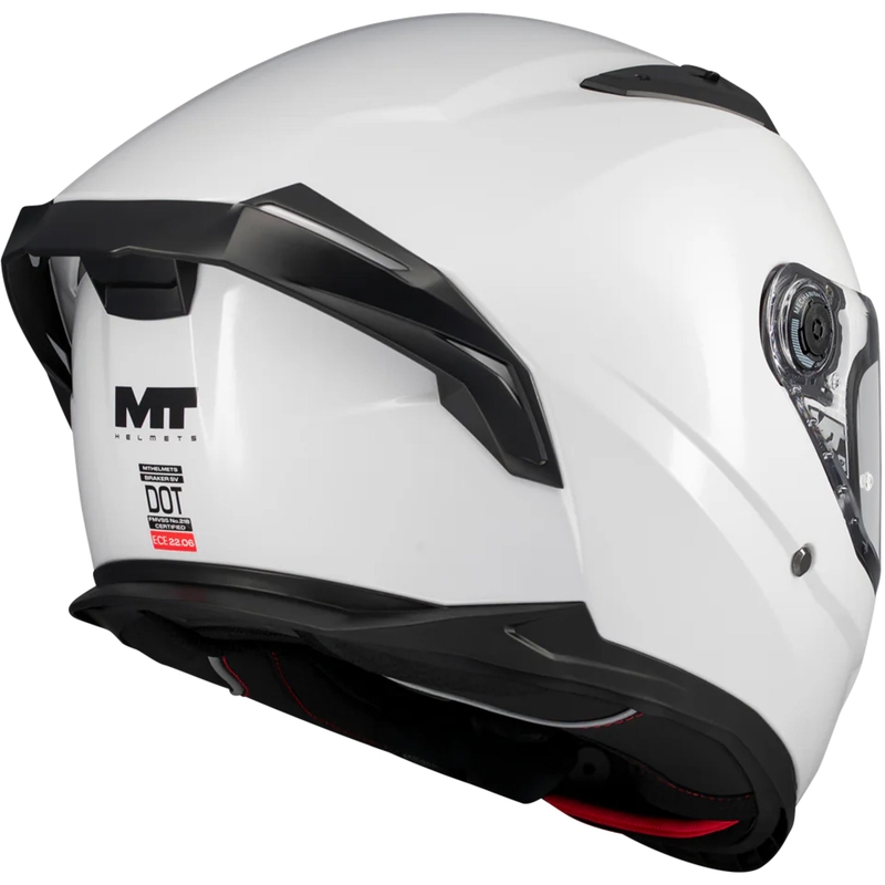 MT Braker SV Pure A0 zárt motoros bukósisak fehér