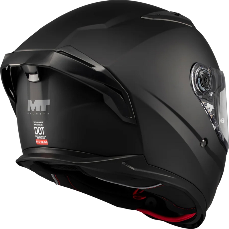 MT Braker SV Pure A1 zárt motoros bukósisak matt fekete