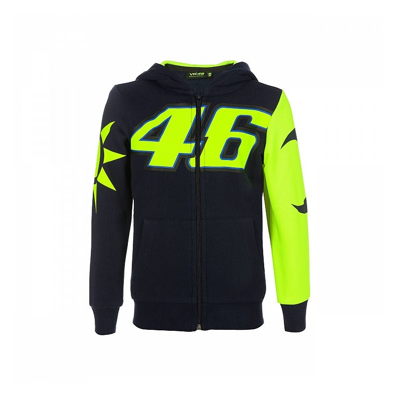 Gyerek pulóver VR46 Valentino Rossi REPLICA kék-sárga