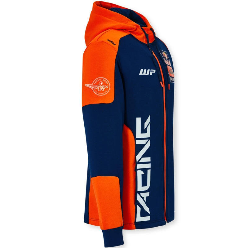 KTM Replica Team hoodie pulóver kék-narancssárga