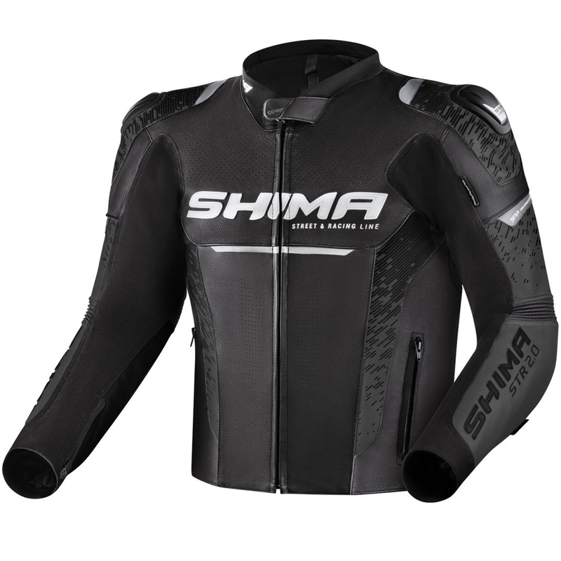 Shima STR 2.0 motoros kabát fekete-szürke