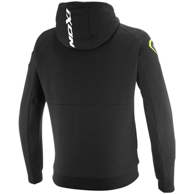 IXON Touchdown Ultra motoros kabát fekete-fehér-fluo sárga