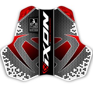 IXON IX-RACE mellkasprotektor fekete-fehér-piros