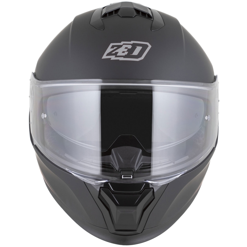 ZED K40 zárt motoros bukósisak matt fekete-sötétszürke