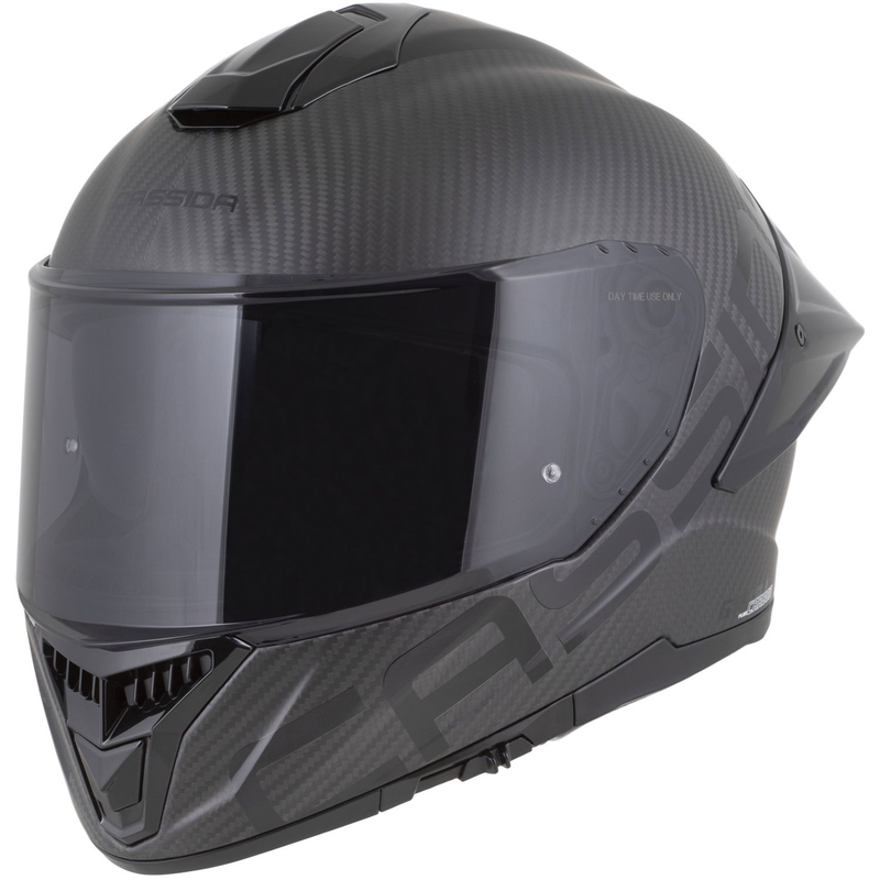Cassida Integral GTS 2.1 Plus Carbon zárt motoros bukósisak matt carbon-fekete-fehér