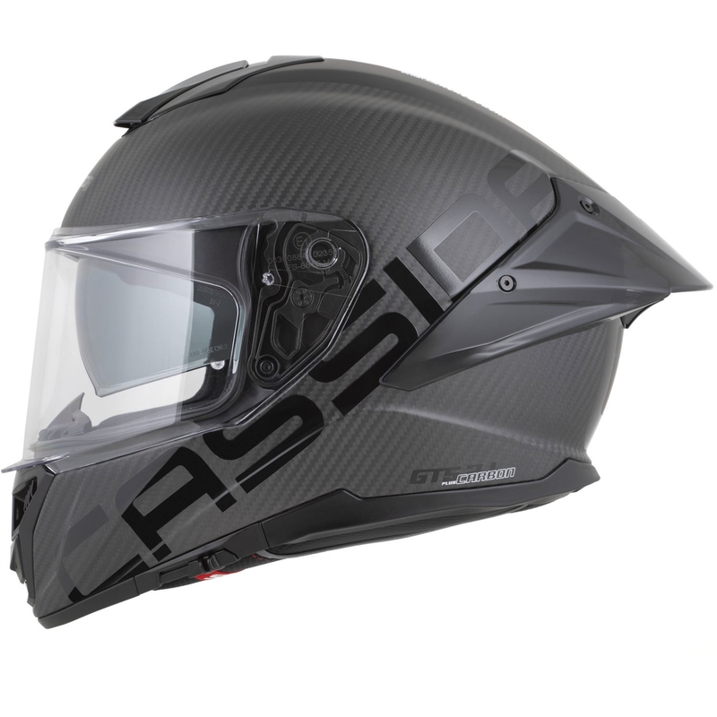 Cassida Integral GTS 2.1 Plus Carbon zárt motoros bukósisak matt carbon-fekete-fehér