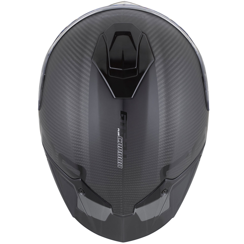 Cassida Integral GTS 2.1 Plus Carbon zárt motoros bukósisak matt carbon-fekete-fehér