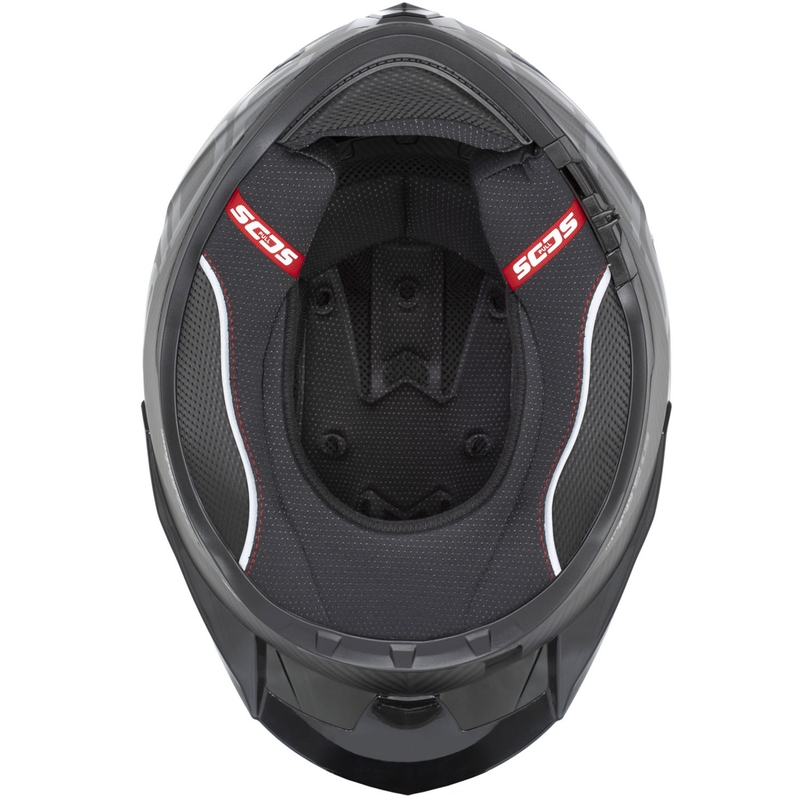 Cassida Integral GTS 2.1 Plus Carbon zárt motoros bukósisak matt carbon-fekete-fehér