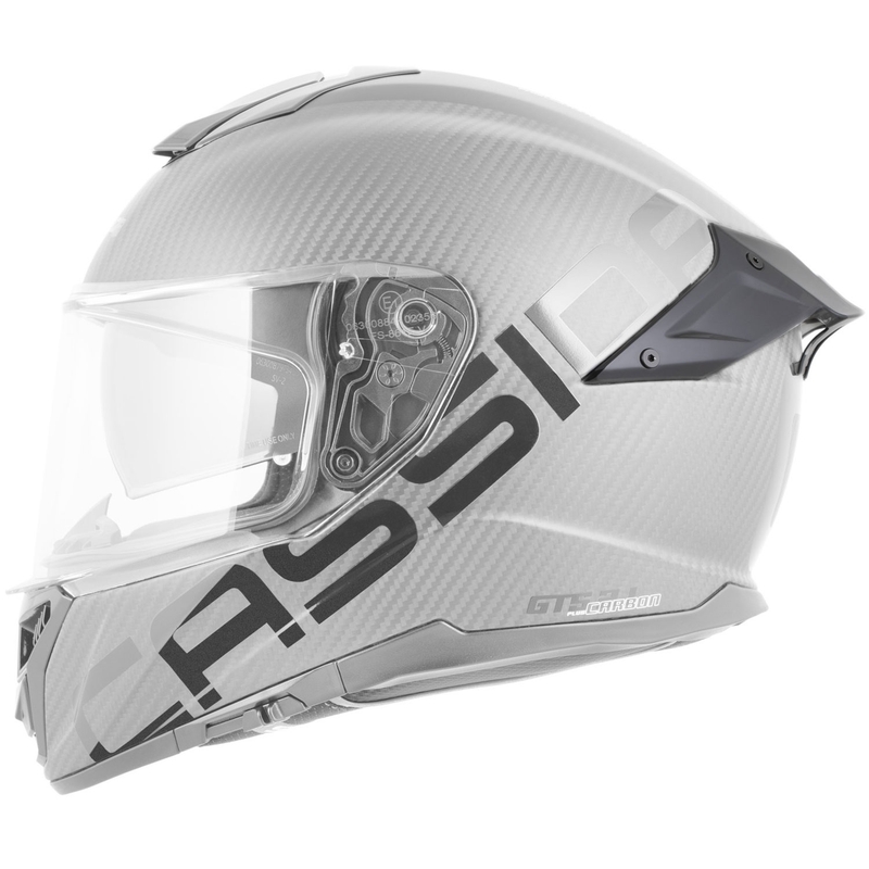 Cassida Integral GTS 2.1 Plus Carbon zárt motoros bukósisak matt carbon-fekete-fehér