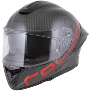 Cassida Integral GTS 2.1 Plus Carbon zárt motoros bukósisak matt carbon-piros
