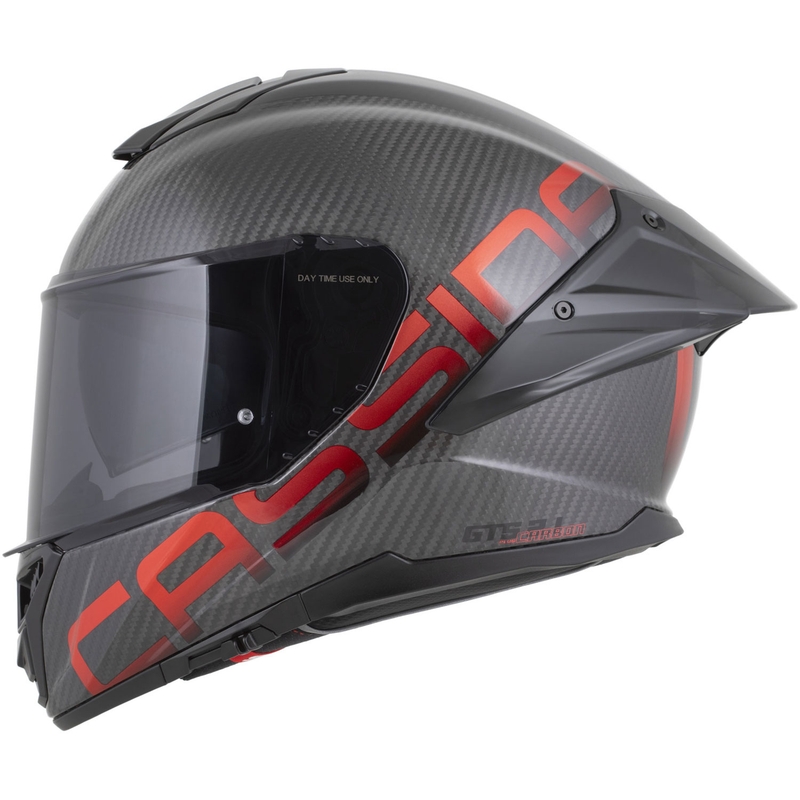 Cassida Integral GTS 2.1 Plus Carbon zárt motoros bukósisak matt carbon-piros