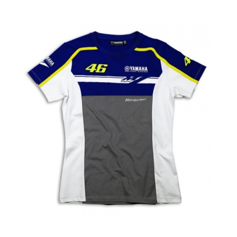 Női póló VR46 Valentino Rossi Yamaha Dual Blue-Grey