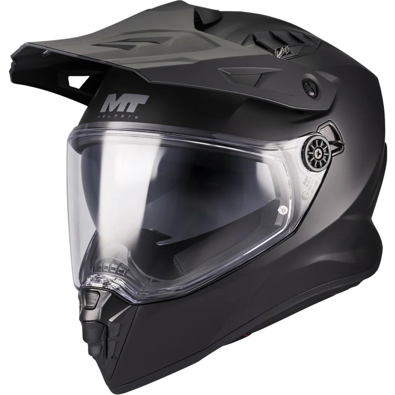 MT Track SV Pure A1 enduro motoros bukósisak matt fekete