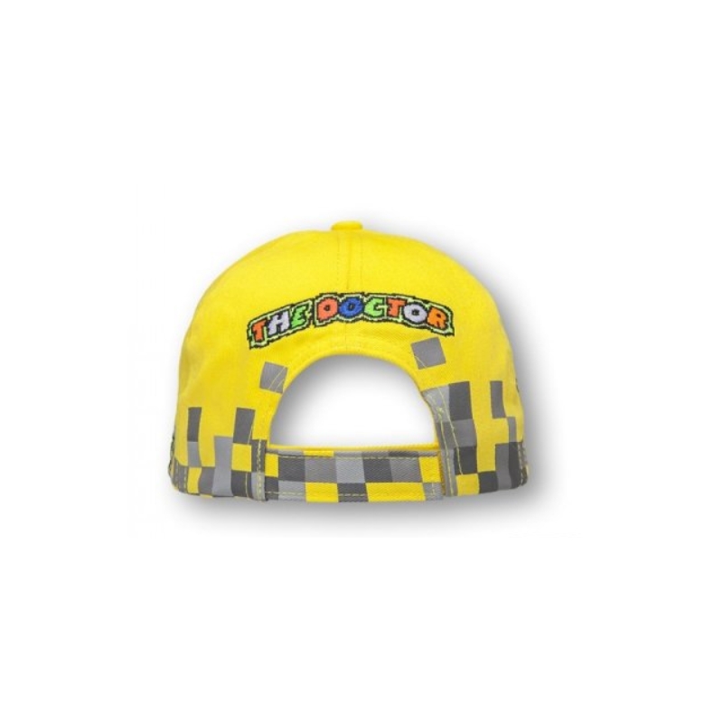 Gyermeksapka VR46 Valentino Rossi sárga-szürke