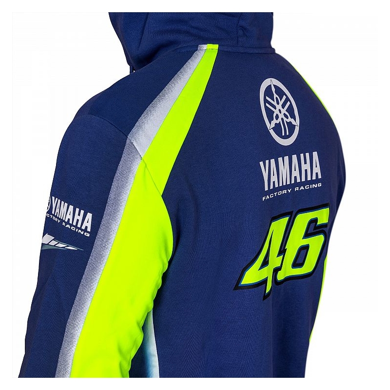 Pulóver VR46 Valentino Rossi gyapjú Yamaha kék-sárga