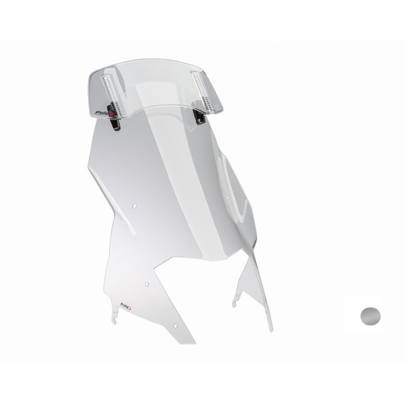 Windscreen PUIG TOURING WITH VISOR smoke