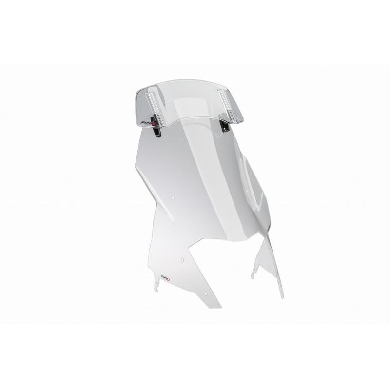 Windscreen PUIG TOURING WITH VISOR áttetsző