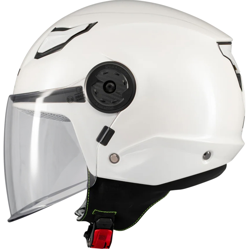 MT Lite Pure A0 gyerek nyitott motoros bukósisak fehér