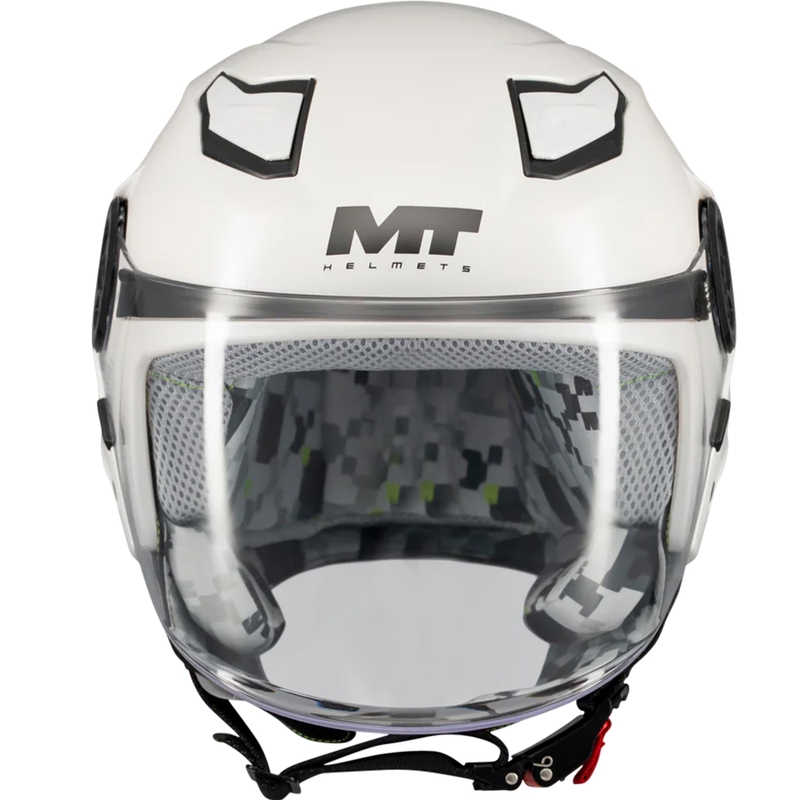 MT Lite Pure A0 gyerek nyitott motoros bukósisak fehér