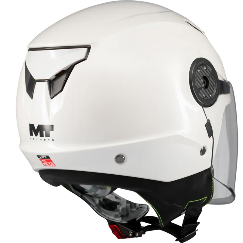 MT Lite Pure A0 gyerek nyitott motoros bukósisak fehér