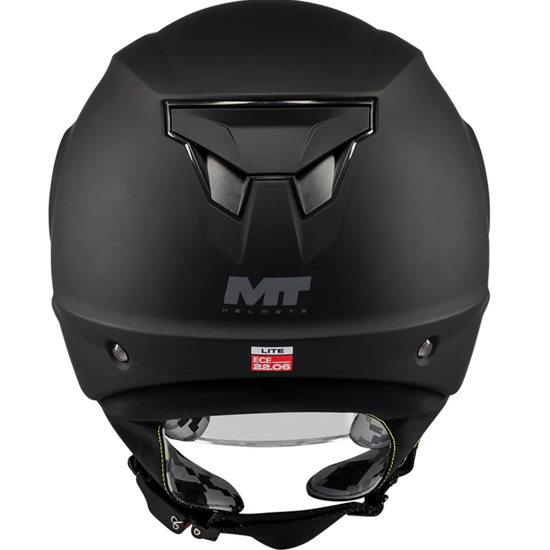 MT Lite Pure A1 gyerek nyitott motoros bukósisak matt fekete