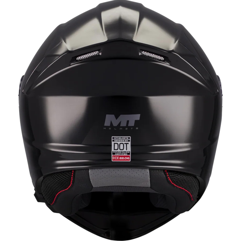 MT Genesis SV Pure A1  felnyitható motoros bukósisak fekete