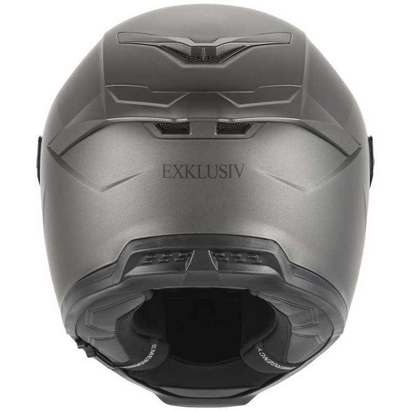 NOX Exklusiv Goliath zárt motoros bukósisak matt titán