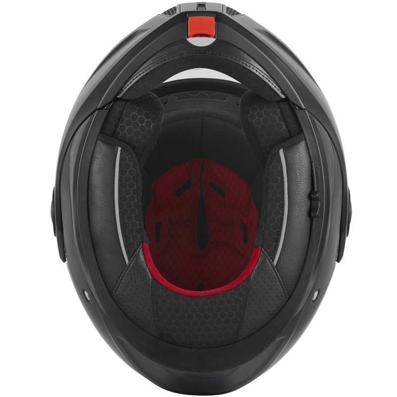 NOX PREMIUM Spinner felnyitható motoros bukósisak matt fekete