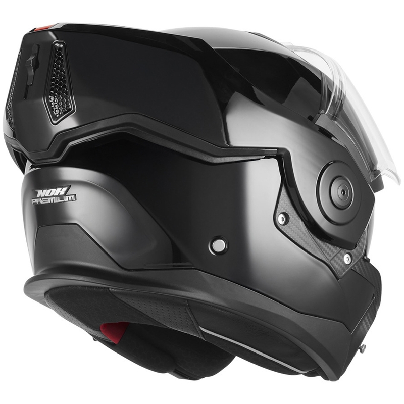 NOX PREMIUM Spinner felnyitható motoros bukósisak fekete