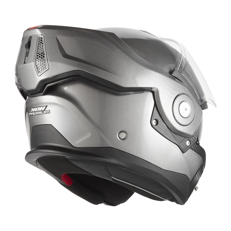 NOX PREMIUM Spinner felnyitható motoros bukósisak matt titán