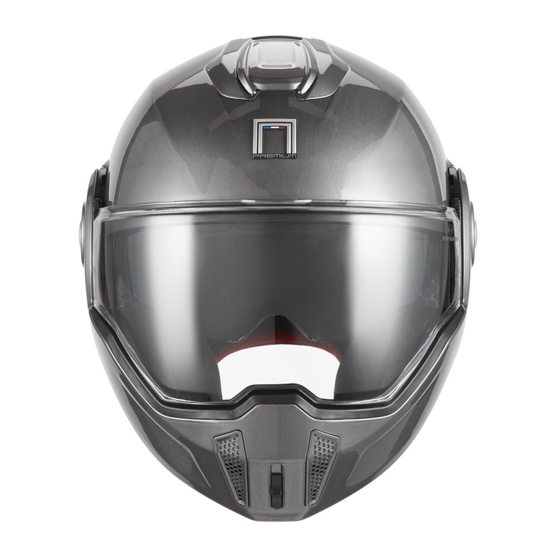 NOX PREMIUM Spinner felnyitható motoros bukósisak matt titán
