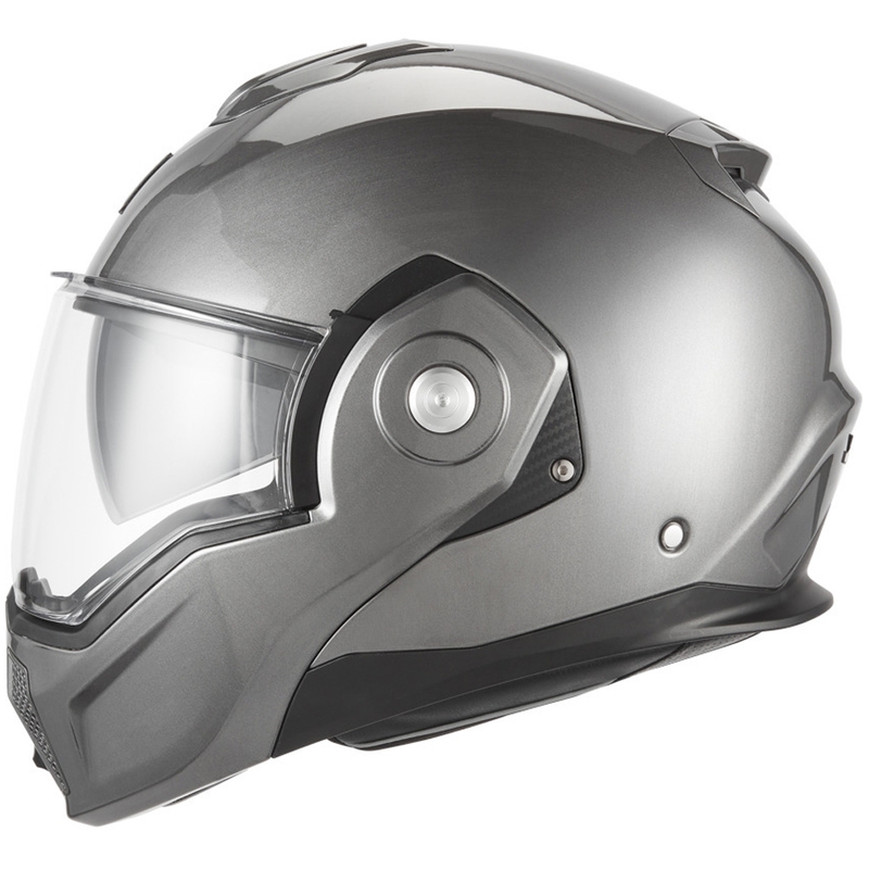 NOX PREMIUM Spinner felnyitható motoros bukósisak matt titán