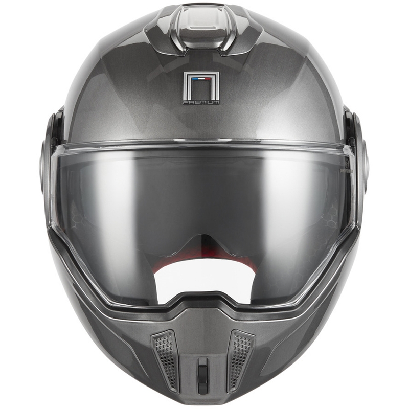 NOX PREMIUM Spinner felnyitható motoros bukósisak matt titán