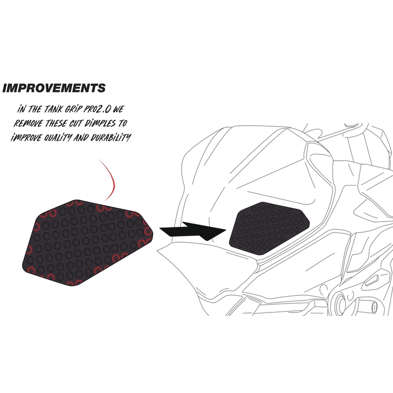 Tank protector PUIG Pro 2 fekete