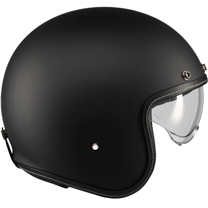 MT Lemans 2 SV S Pure A1 nyitott motoros bukósisak matt fekete