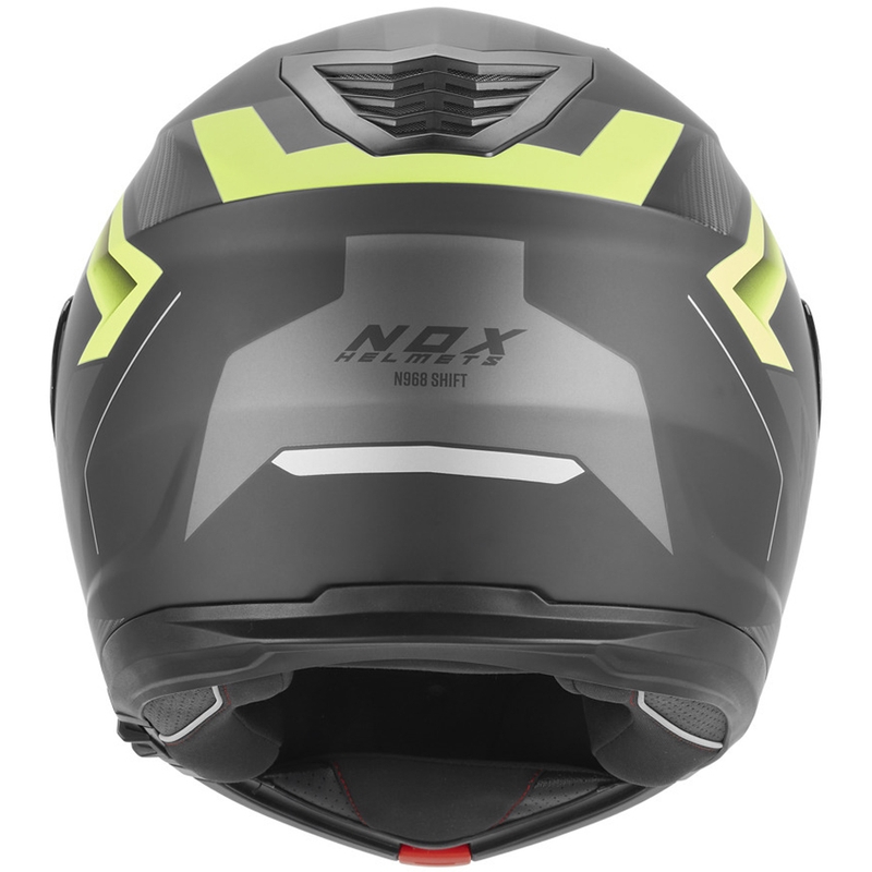 NOX N968 Shift felnyitható motoros bukósisak matt fekete-fluo sárga