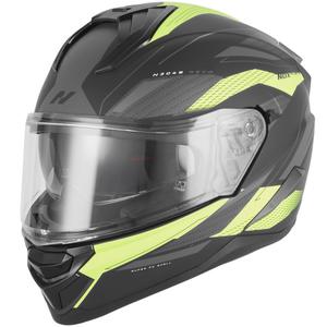 NOX N304-S REVO zárt motoros bukósisak matt fekete-fluo sárga