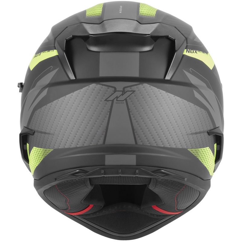 NOX N304-S REVO zárt motoros bukósisak matt fekete-fluo sárga