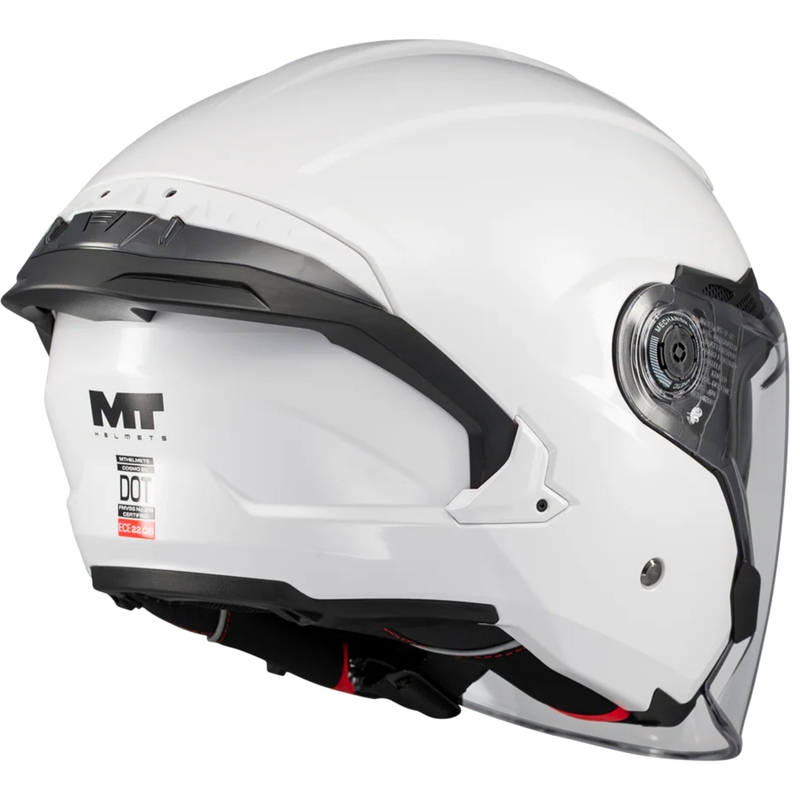 MT Cosmo SV Pure A0 nyitott motoros bukósisak fehér