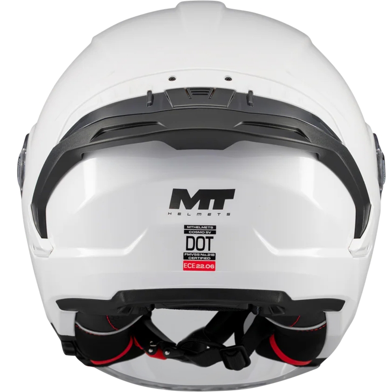 MT Cosmo SV Pure A0 nyitott motoros bukósisak fehér