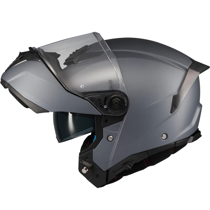 MT Atom 2 SV Pure A2 felnyitható motoros bukósisak matt szürke