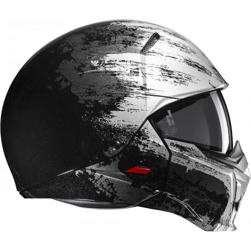 HJC i20 Furia MC5 nyitott bukósisak állrésszel fekete-szürke - II. minőség