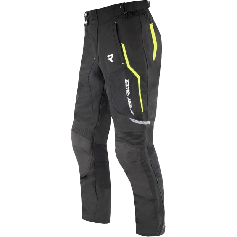Street Racer Flex Air motoros nadrág fekete-fluo sárga - II. minőség