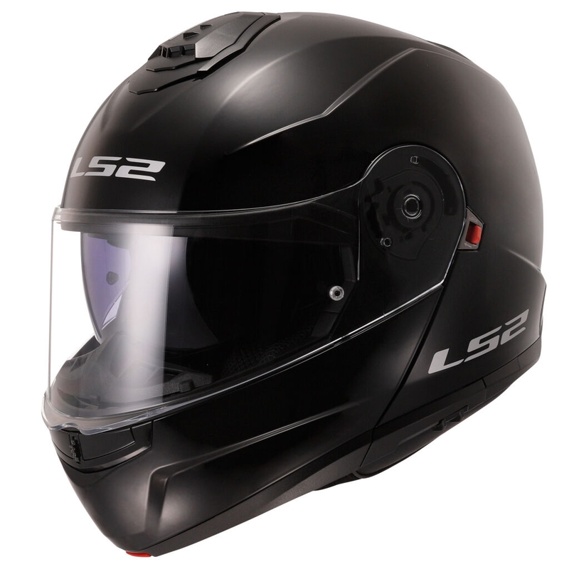 LS2 FF908 Strobe II felnyitható bukósisak fekete fényes - II. minőség