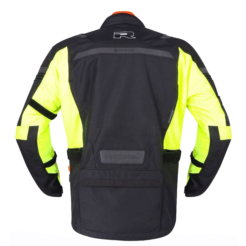 RICHA Brutus GTX motoros kabát fekete-fluo sárga kiárusítás - II. minőség