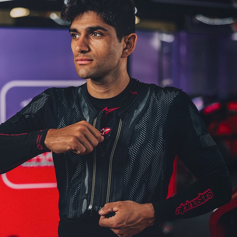 Alpinestars TECH-AIR®7X System légzsákmellény fekete-piros - II. minőség