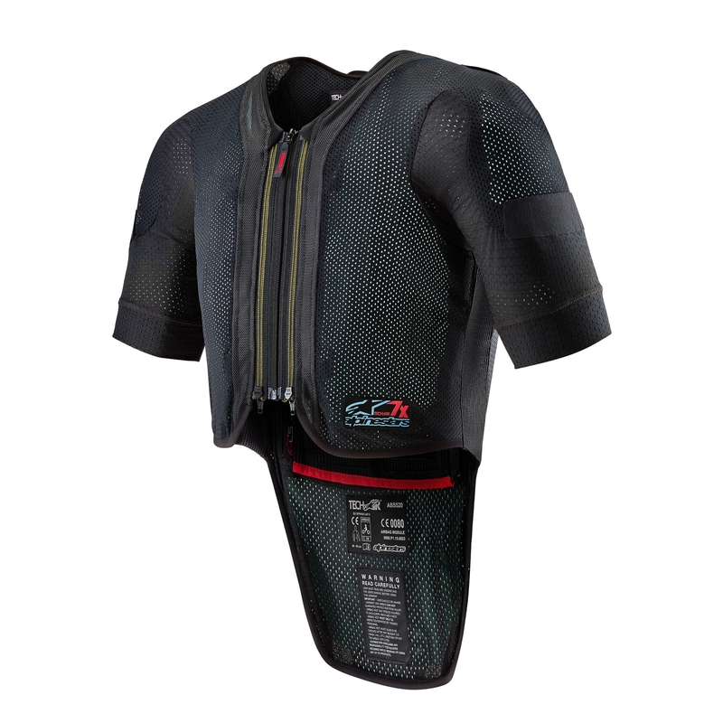 Alpinestars TECH-AIR®7X System légzsákmellény fekete-piros - II. minőség