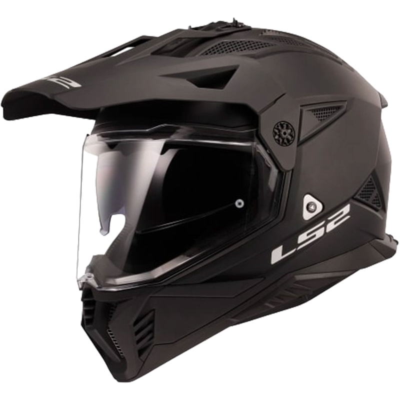 LS2 MX702 PIONEER II enduro motoros bukósisak matt fekete