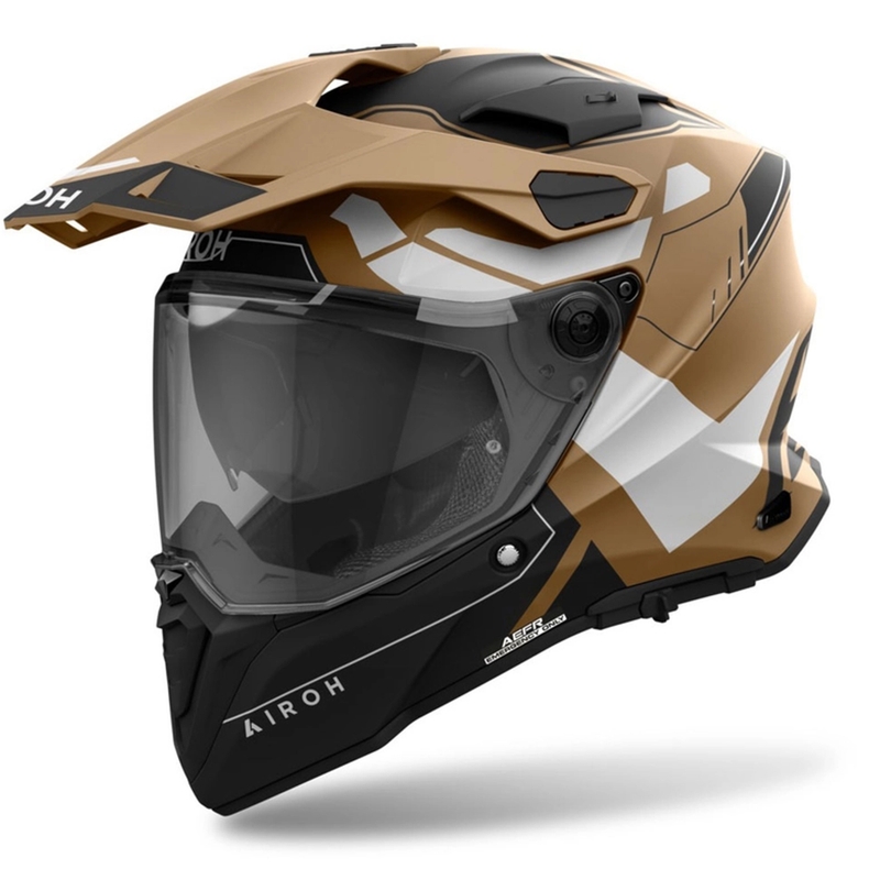 Airoh Commander 2 Reveal Enduro Sisak Matt Homok